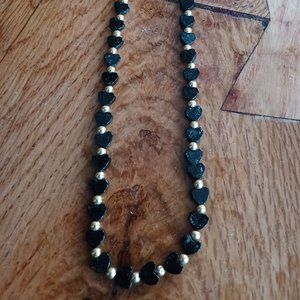 Small heart beaded necklace